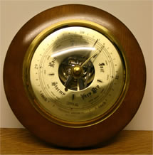 a rather fancy barometer