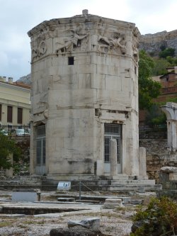 The tower of the winds in Athens